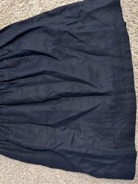 J. Crew Dark Navy A-Line Skirt